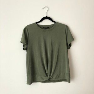 💕Banana Republic Green Velours Shirt